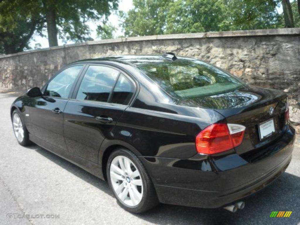 2007 3 Series 328i Sedan - Jet Black / Black photo #4