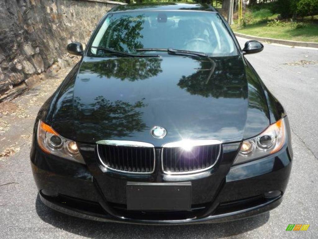 2007 3 Series 328i Sedan - Jet Black / Black photo #5