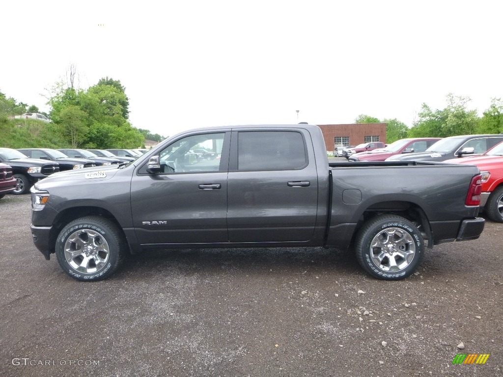 2019 1500 Big Horn Crew Cab 4x4 - Granite Crystal Metallic / Black/Diesel Gray photo #2