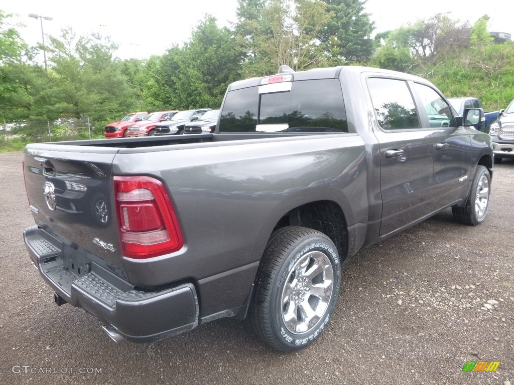 2019 1500 Big Horn Crew Cab 4x4 - Granite Crystal Metallic / Black/Diesel Gray photo #5