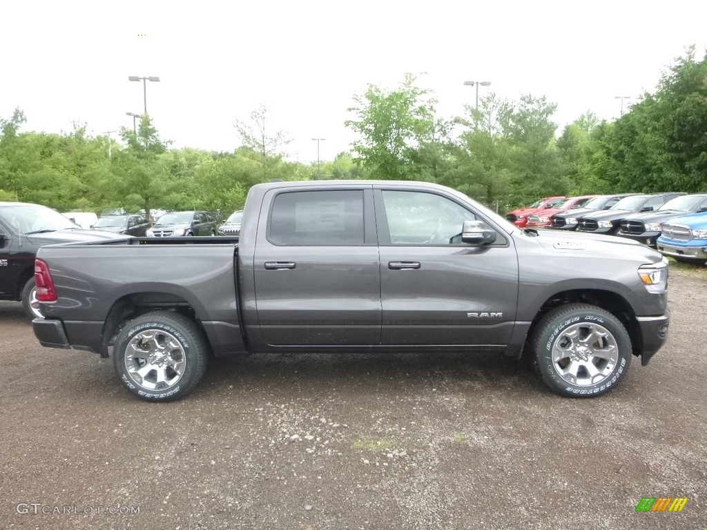 2019 1500 Big Horn Crew Cab 4x4 - Granite Crystal Metallic / Black/Diesel Gray photo #6