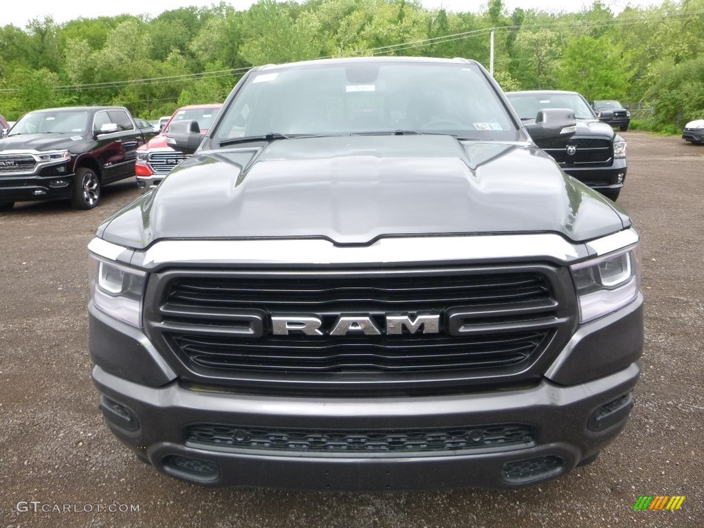 2019 1500 Big Horn Crew Cab 4x4 - Granite Crystal Metallic / Black/Diesel Gray photo #8
