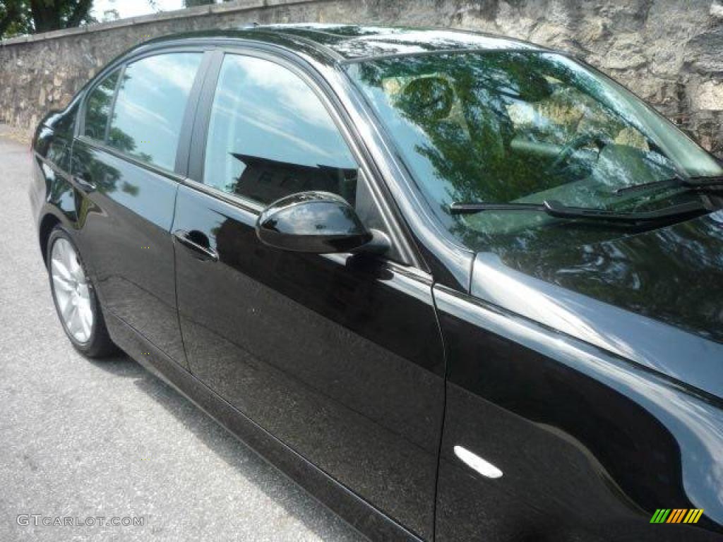 2007 3 Series 328i Sedan - Jet Black / Black photo #13
