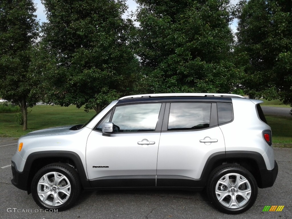 2018 Renegade Limited 4x4 - Glacier Metallic / Black/Ski Grey photo #1