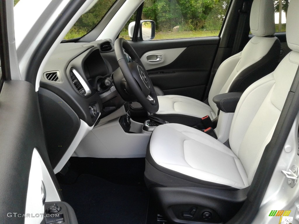 Black/Ski Grey Interior 2018 Jeep Renegade Limited 4x4 Photo #127354865