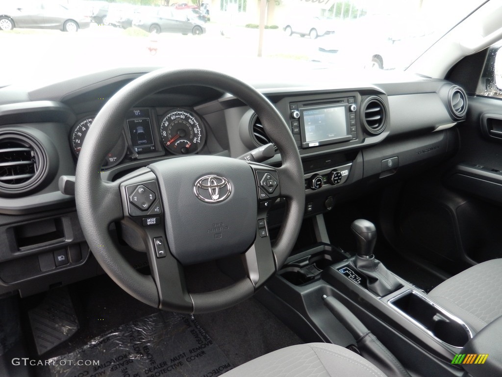2018 Toyota Tacoma SR Access Cab Cement Gray Dashboard Photo #127355648
