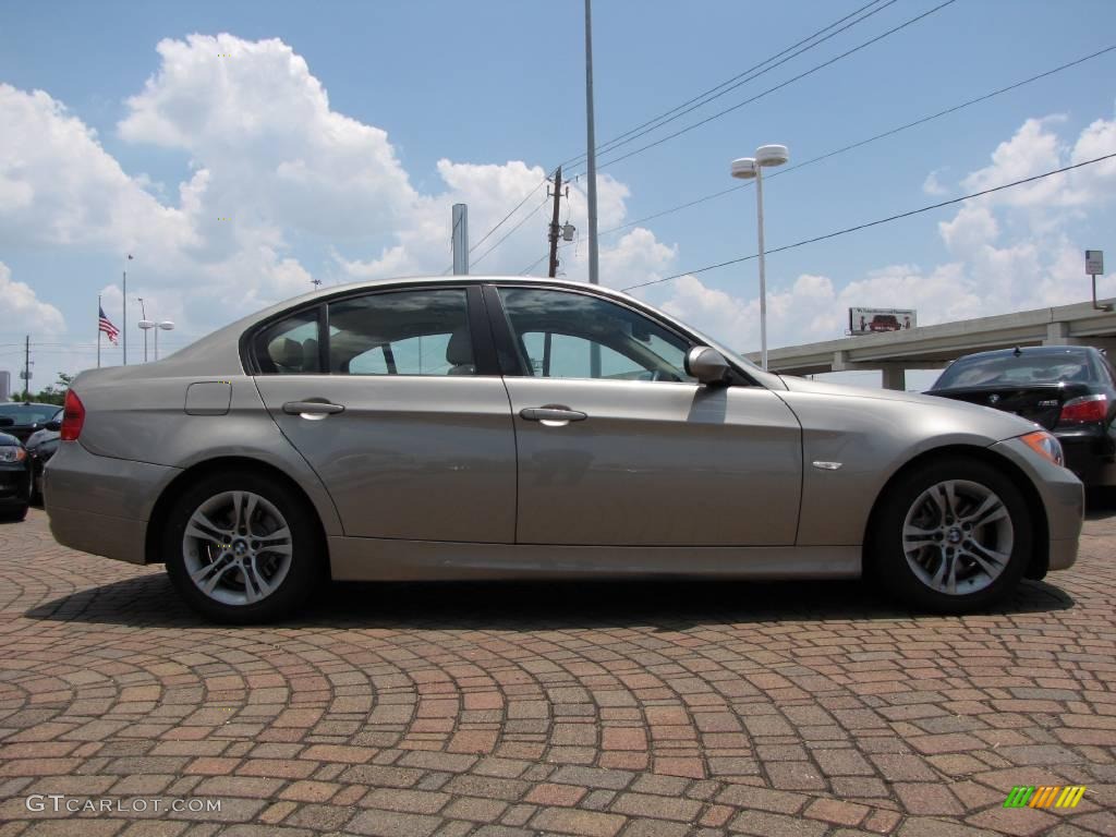 2008 3 Series 328i Sedan - Platinum Bronze Metallic / Beige photo #6