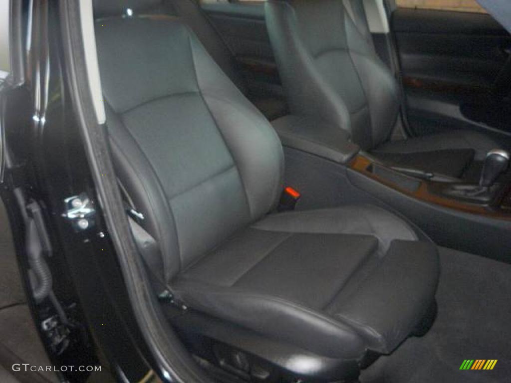 2007 3 Series 328i Sedan - Jet Black / Black photo #23