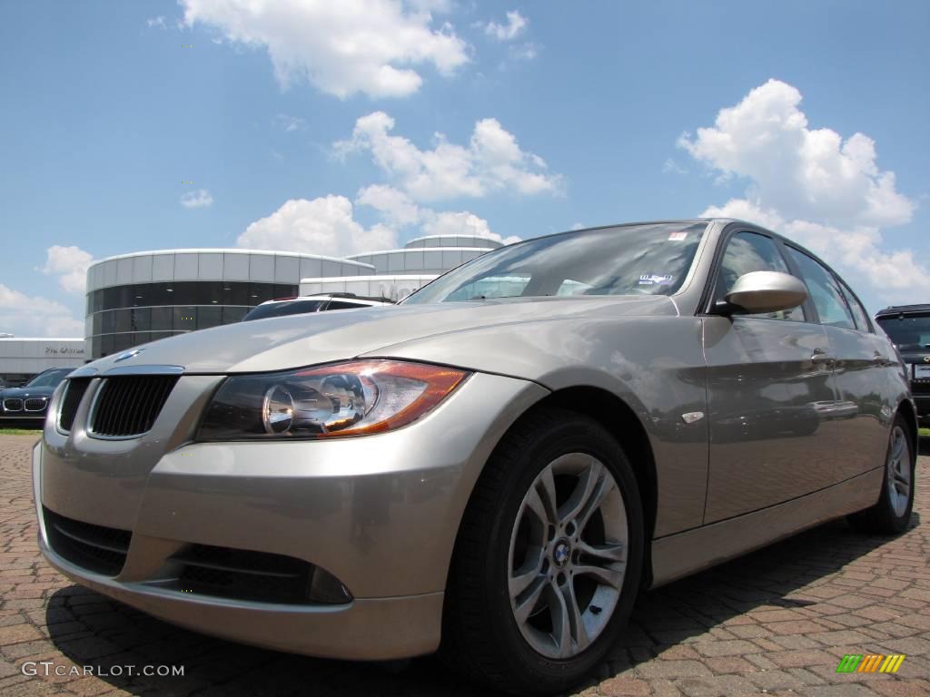 2008 3 Series 328i Sedan - Platinum Bronze Metallic / Beige photo #9