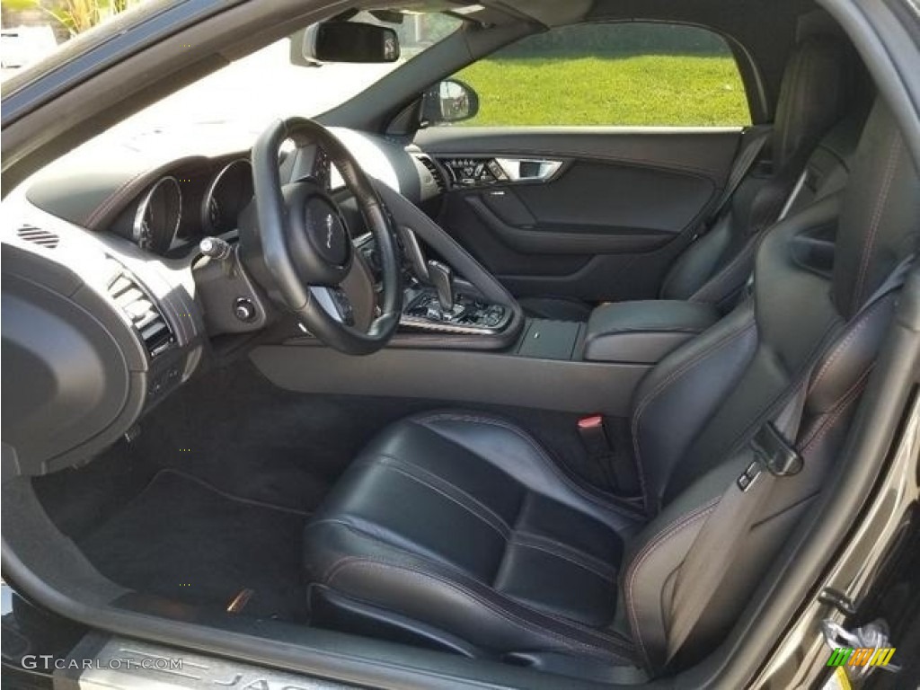 2016 F-TYPE R Convertible - Ultimate Black Metallic / Jet photo #2