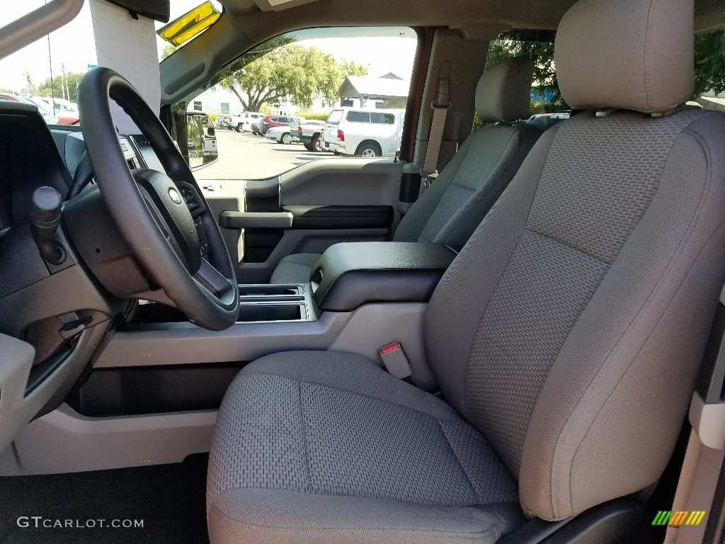 2017 F150 XLT SuperCab - Ruby Red / Earth Gray photo #9