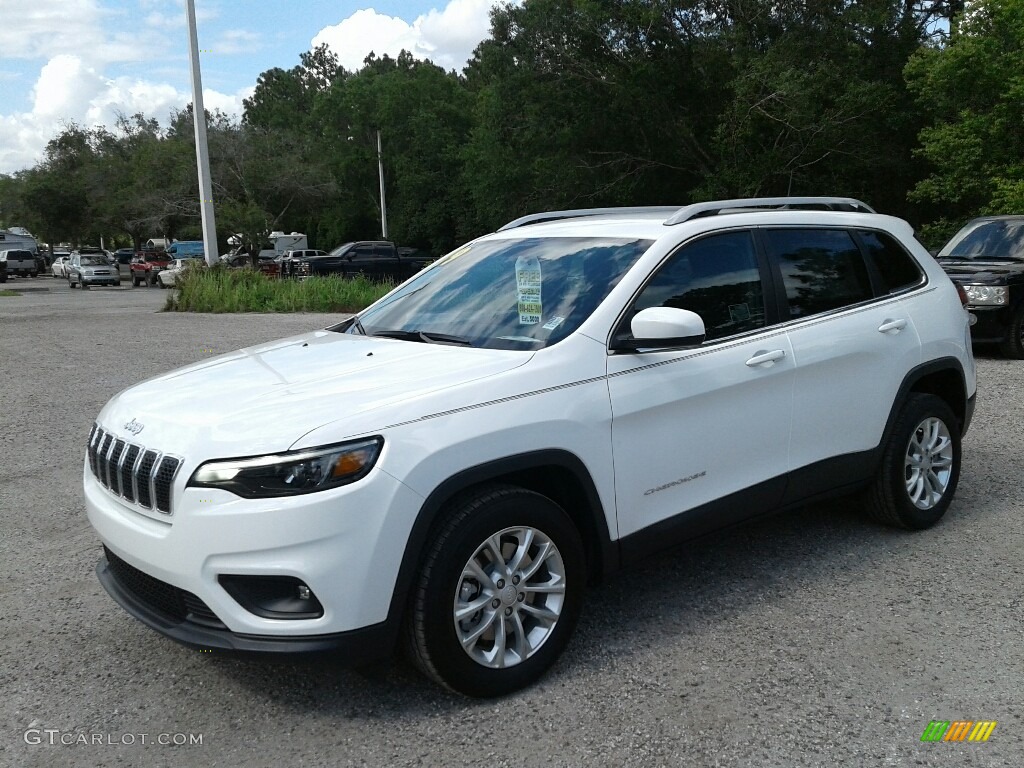 2019 Cherokee Latitude - Bright White / Black photo #1