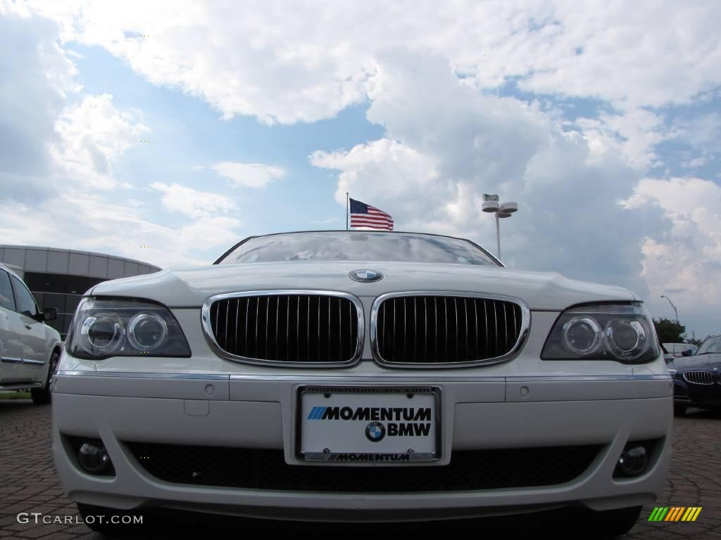 2008 7 Series 750Li Sedan - Alpine White / Beige photo #8