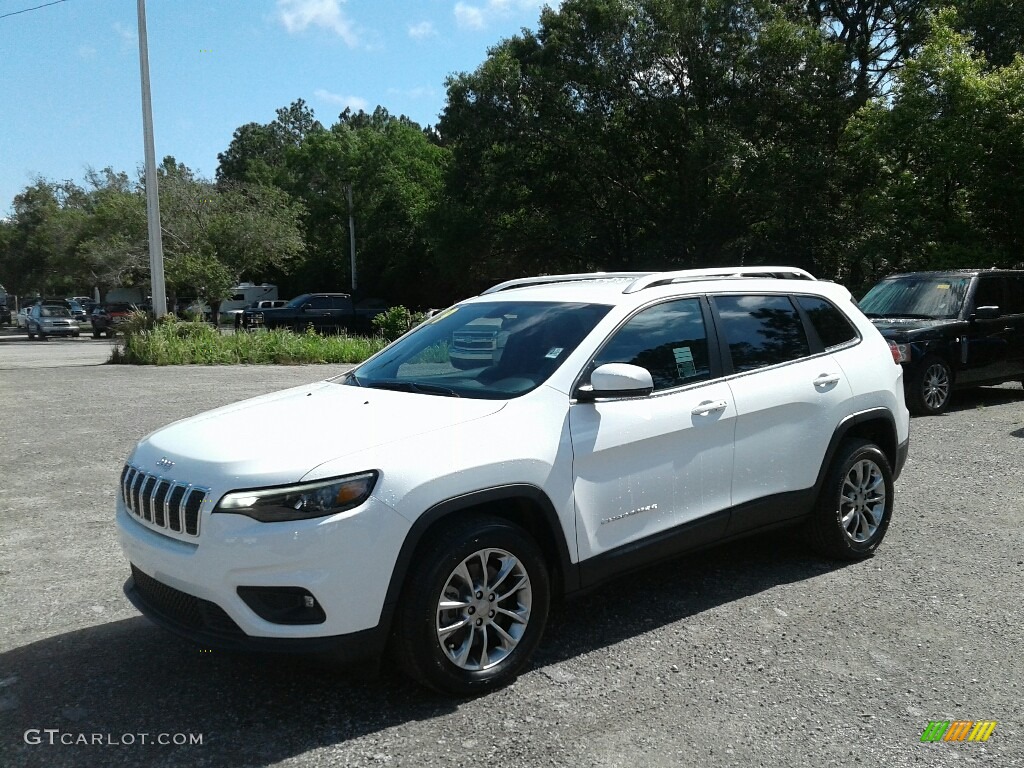 2019 Cherokee Latitude Plus - Bright White / Black photo #1