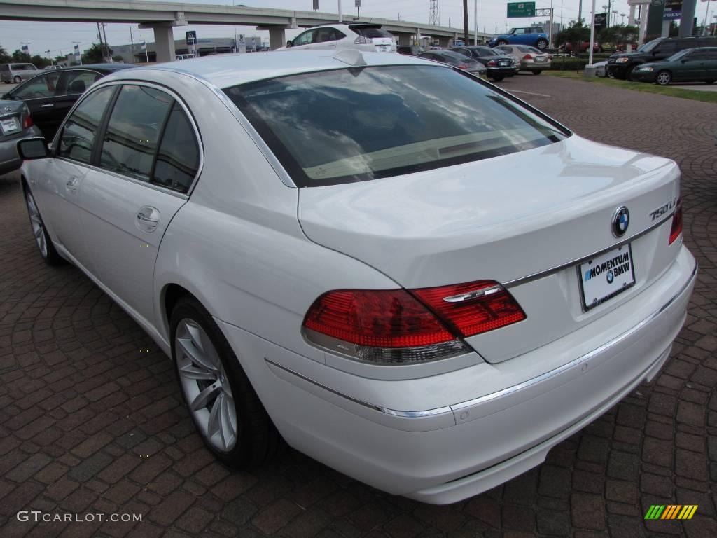 2008 7 Series 750Li Sedan - Alpine White / Beige photo #11