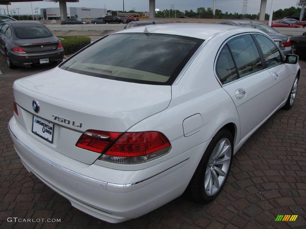 2008 7 Series 750Li Sedan - Alpine White / Beige photo #13