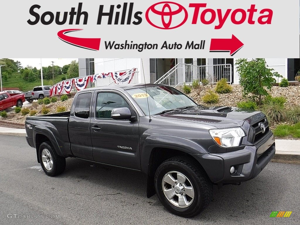 2013 Tacoma V6 TRD Sport Access Cab 4x4 - Magnetic Gray Metallic / Graphite photo #1