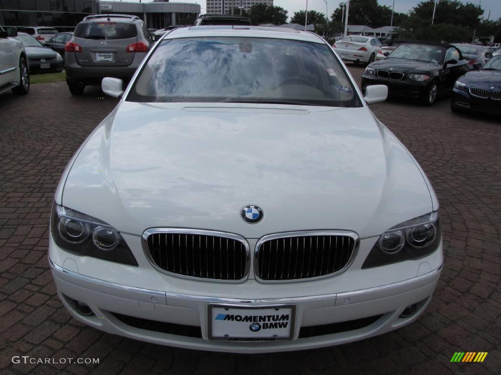 2008 7 Series 750Li Sedan - Alpine White / Beige photo #16