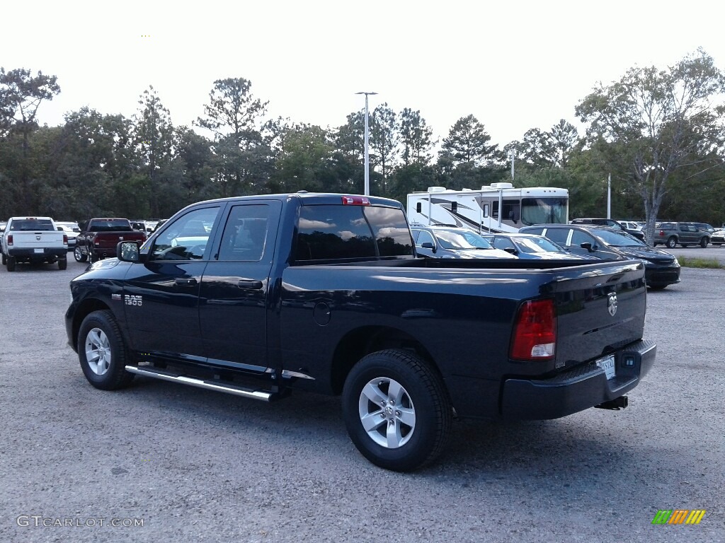 2018 1500 Express Quad Cab - True Blue Pearl / Black/Diesel Gray photo #3