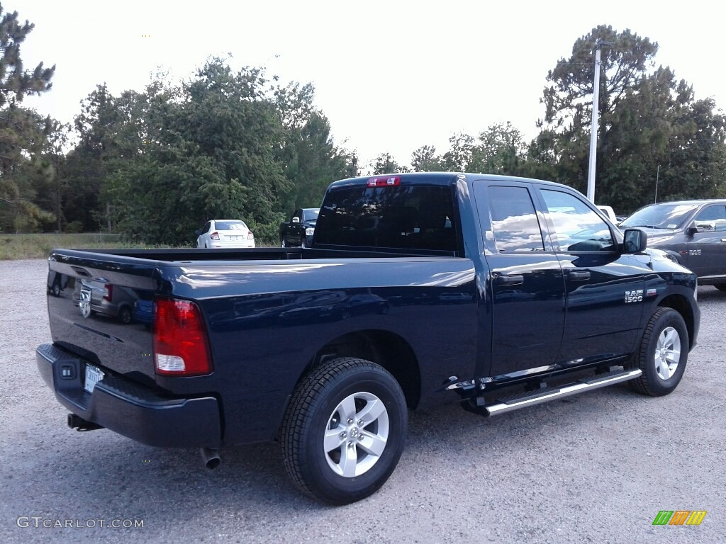2018 1500 Express Quad Cab - True Blue Pearl / Black/Diesel Gray photo #5