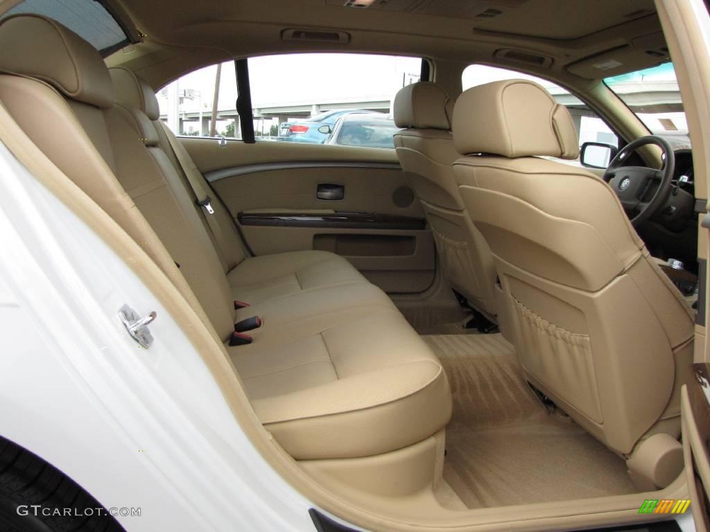 2008 7 Series 750Li Sedan - Alpine White / Beige photo #19