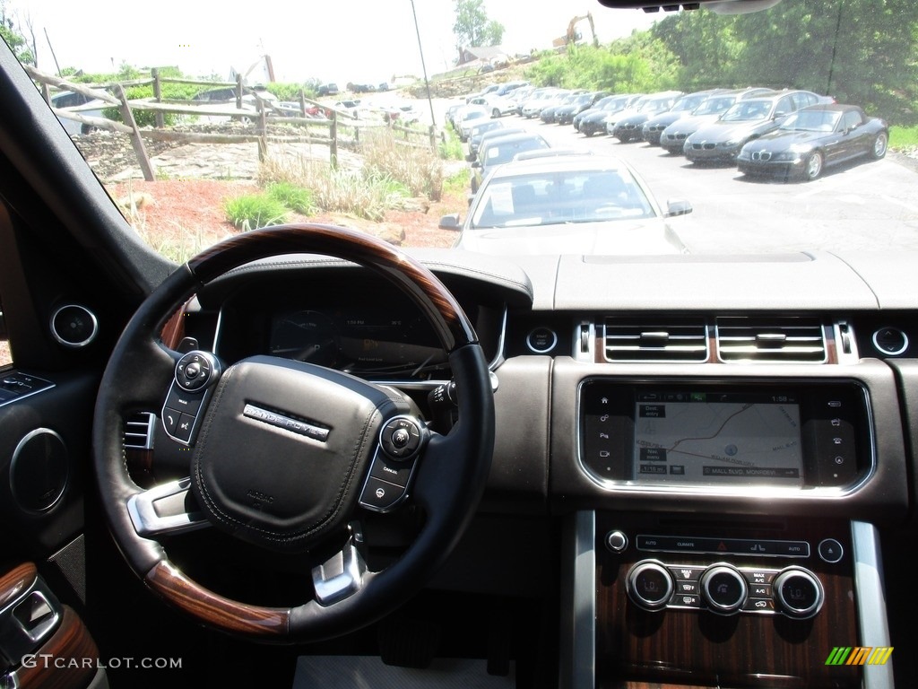 2016 Range Rover HSE - Santorini Black Metallic / Ebony/Ebony photo #4