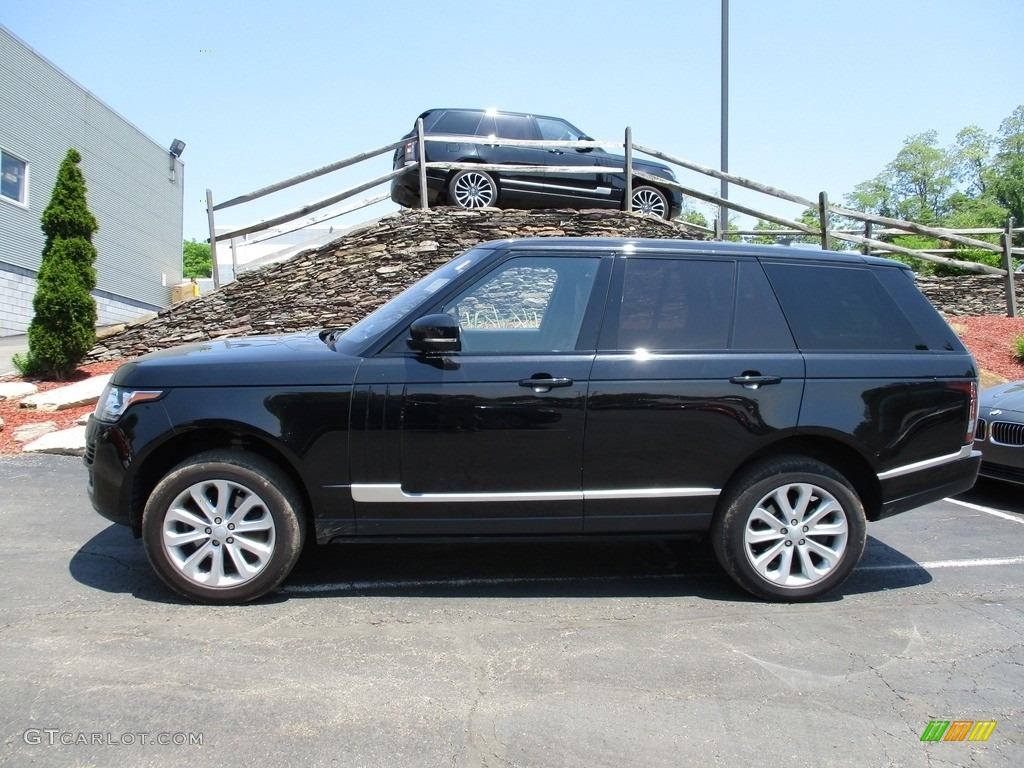 2016 Range Rover HSE - Santorini Black Metallic / Ebony/Ebony photo #6