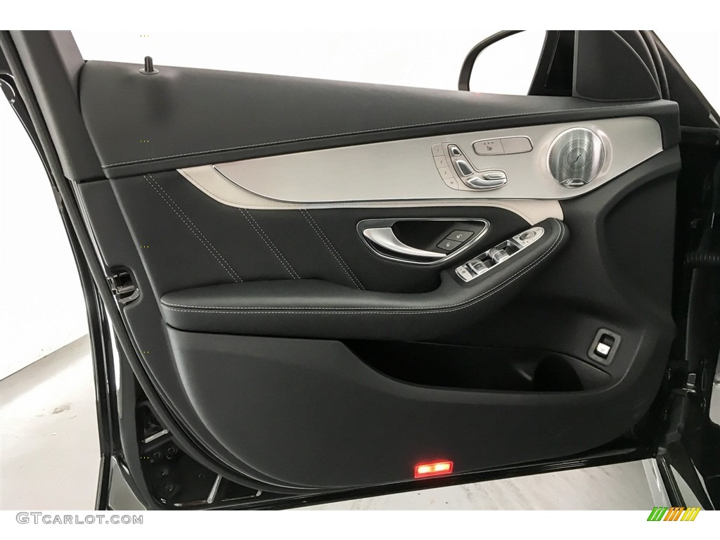 2018 Mercedes-Benz C 63 S AMG Sedan Black Door Panel Photo #127365472