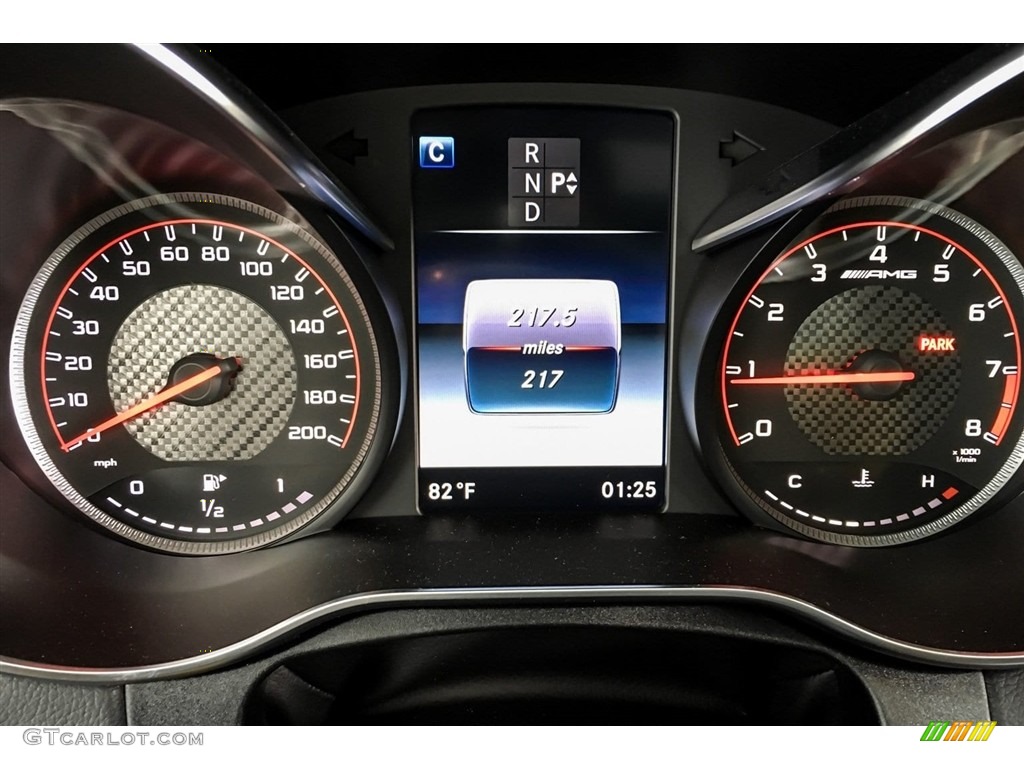 2018 Mercedes-Benz C 63 S AMG Sedan Gauges Photo #127365727