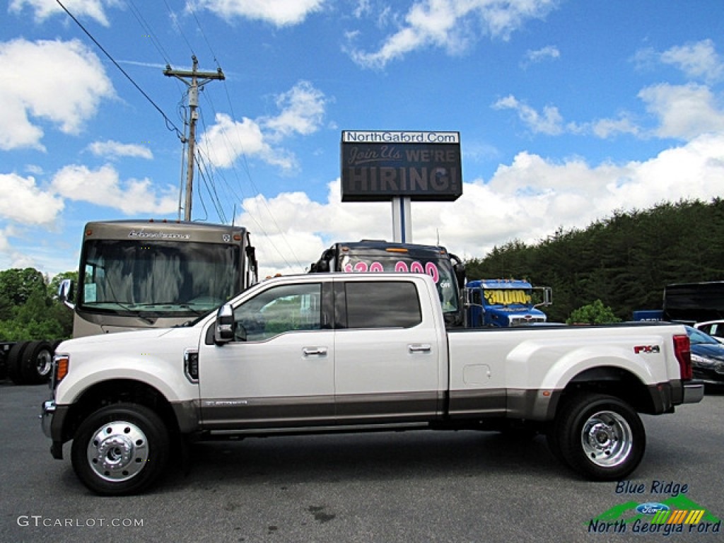 2018 F450 Super Duty King Ranch Crew Cab 4x4 - White Platinum / King Ranch Java photo #2