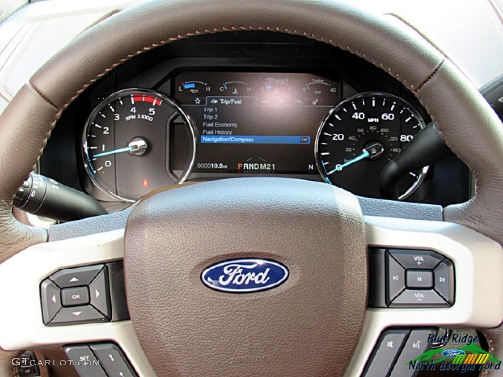 2018 F450 Super Duty King Ranch Crew Cab 4x4 - White Platinum / King Ranch Java photo #15