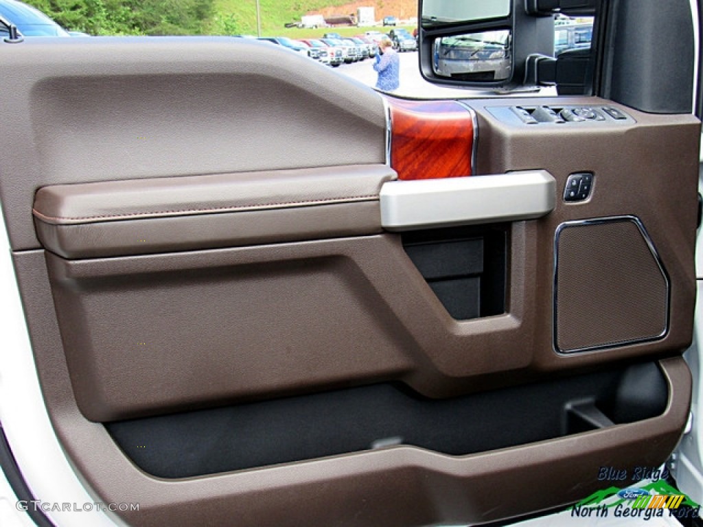 2018 F450 Super Duty King Ranch Crew Cab 4x4 - White Platinum / King Ranch Java photo #32