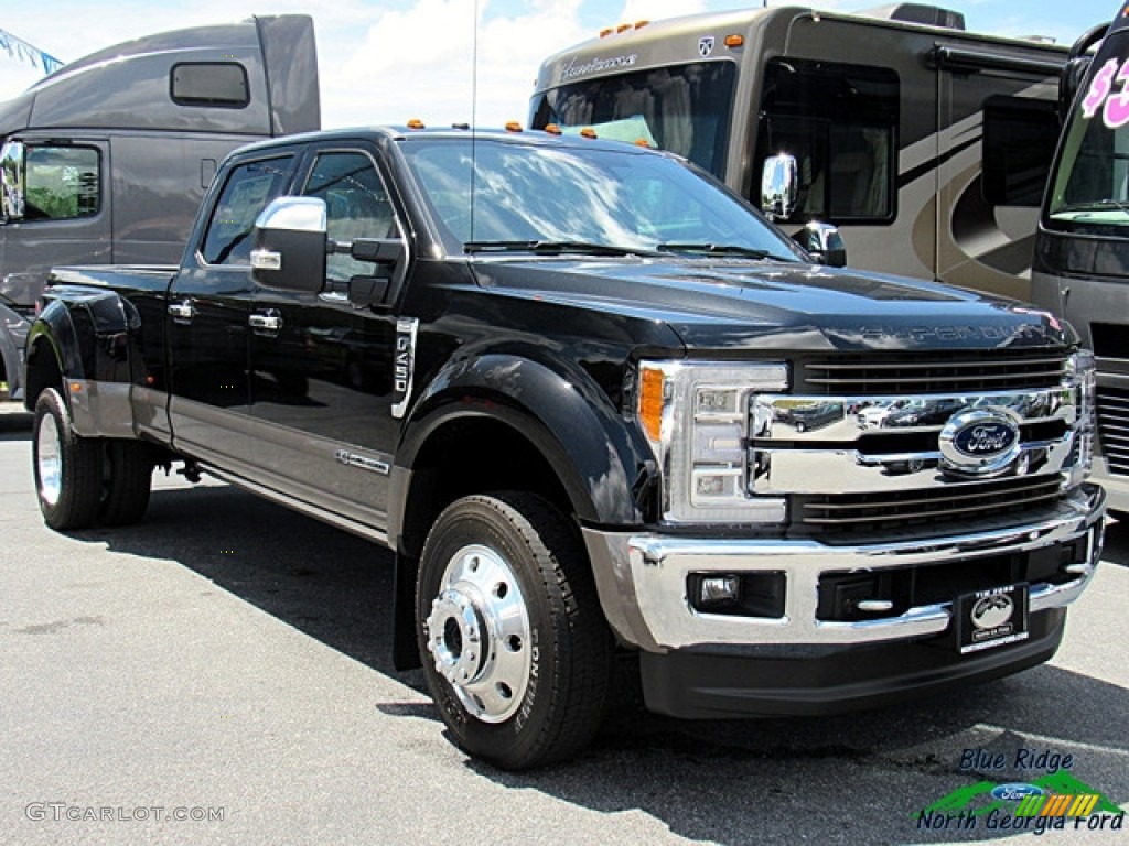 2018 F450 Super Duty King Ranch Crew Cab 4x4 - Shadow Black / King Ranch Java photo #7