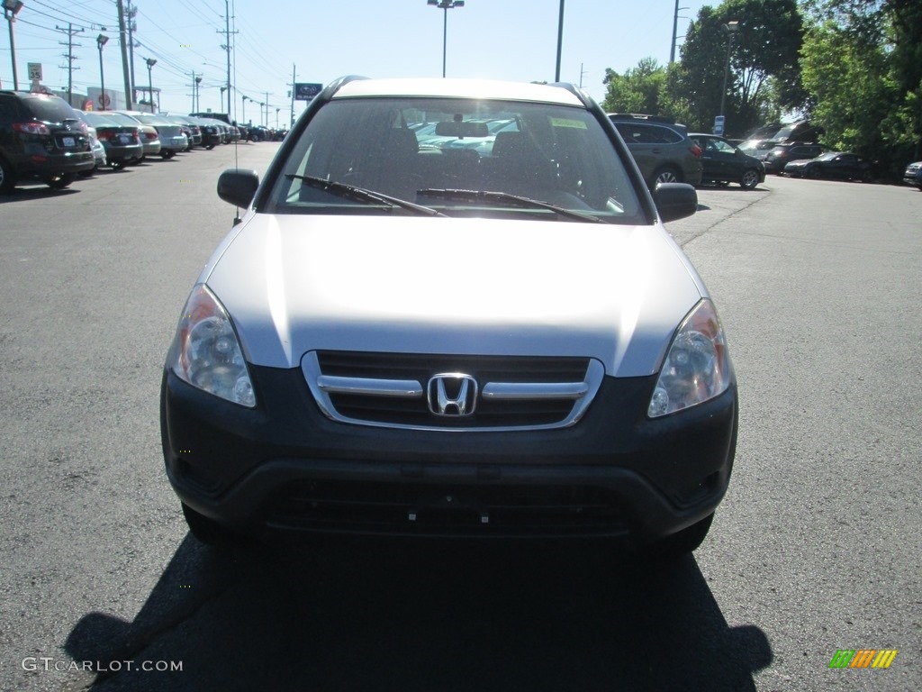 2002 CR-V LX - Satin Silver Metallic / Black photo #3