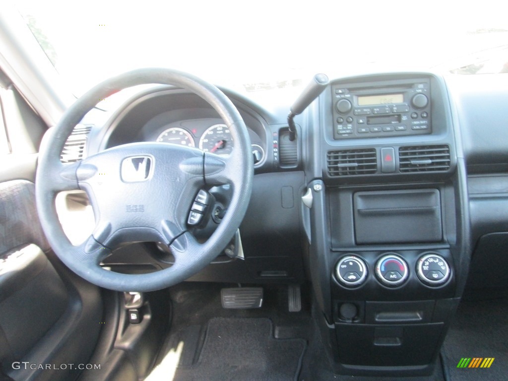 2002 CR-V LX - Satin Silver Metallic / Black photo #10