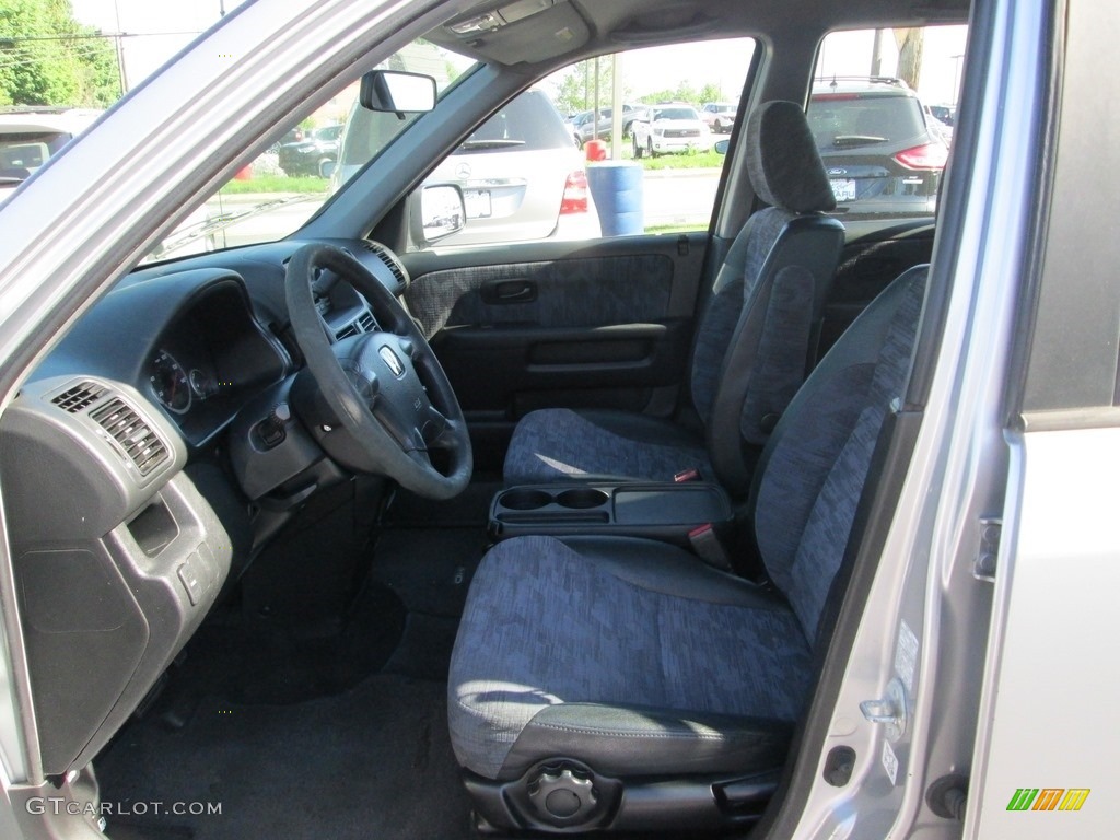 2002 CR-V LX - Satin Silver Metallic / Black photo #12