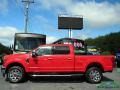 Race Red - F250 Super Duty Lariat Crew Cab 4x4 Photo No. 2