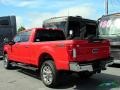 2018 Race Red Ford F250 Super Duty Lariat Crew Cab 4x4  photo #3