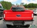 2018 Race Red Ford F250 Super Duty Lariat Crew Cab 4x4  photo #4