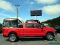 2018 Race Red Ford F250 Super Duty Lariat Crew Cab 4x4  photo #6