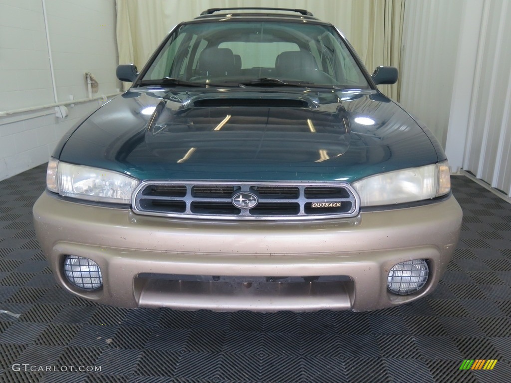 1999 Legacy Outback Wagon - Spruce Green Pearl / Gray photo #5