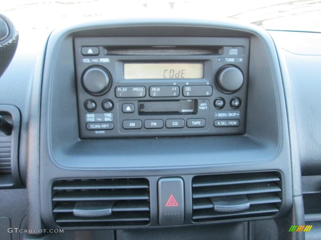 2002 CR-V LX - Satin Silver Metallic / Black photo #24