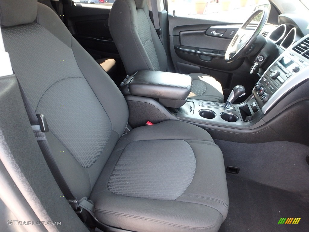 2011 Traverse LT AWD - Steel Green Metallic / Ebony/Ebony photo #15