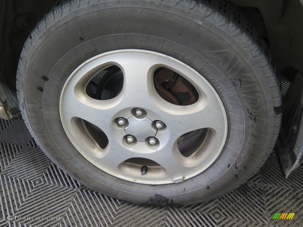 1999 Legacy Outback Wagon - Spruce Green Pearl / Gray photo #24
