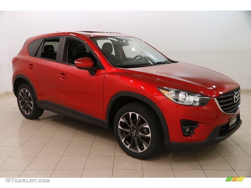 2016 CX-5 Grand Touring AWD - Soul Red Metallic / Black photo #1