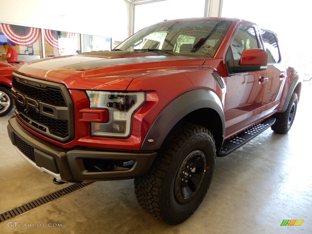 2018 F150 SVT Raptor SuperCrew 4x4 - Ruby Red / Raptor Black photo #5