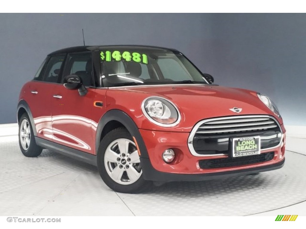 2015 Cooper Hardtop 4 Door - Blazing Red Metallic / Carbon Black photo #12