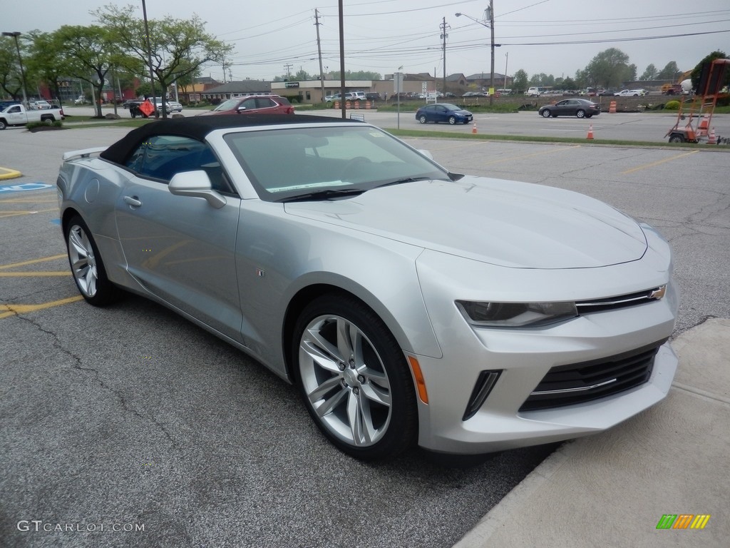 Silver Ice Metallic 2018 Chevrolet Camaro LT Convertible Exterior Photo #127369981