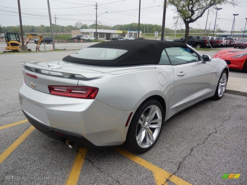 2018 Camaro LT Convertible - Silver Ice Metallic / Jet Black photo #4