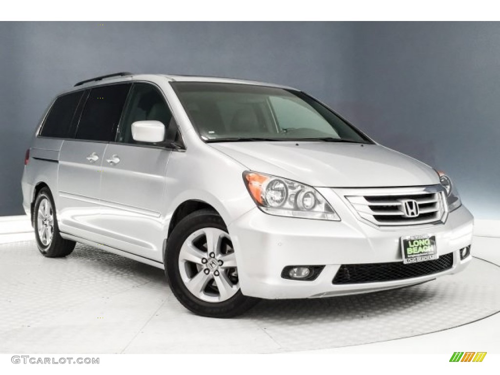 2010 Odyssey Touring - Alabaster Silver Metallic / Gray photo #12
